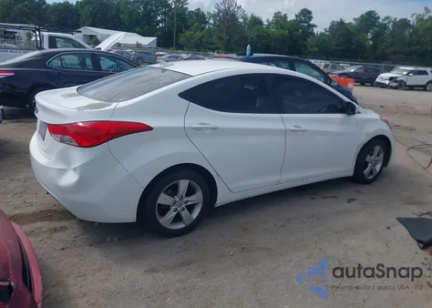 2013 Hyundai Elantra Gls z USA, uszkodzony, nr VIN 5NPDH4AE3DH372971